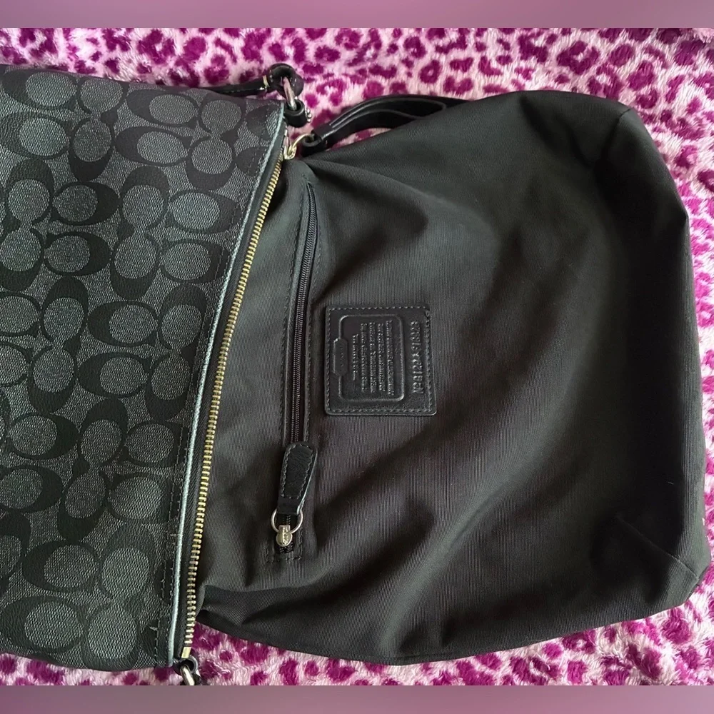 Coach Black Signature Crossbody Bag